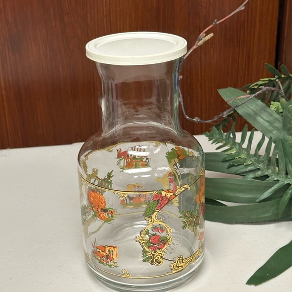 Vintage Libbey Old Farmer's Almanac Glass serving Bottle - Picture 3 of 12